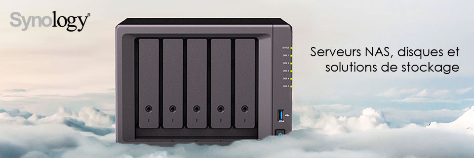 Serveurs de stockage NAS, disques durs, 